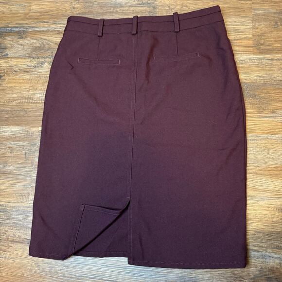 KUT from the Kloth Chocolate Brown pencil skirt size 2 - Picture 2 of 10